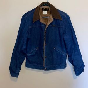 1980’s Vintage Wrangler Fur Lined Jean Jacket